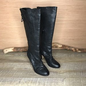Seychelles black leather boots